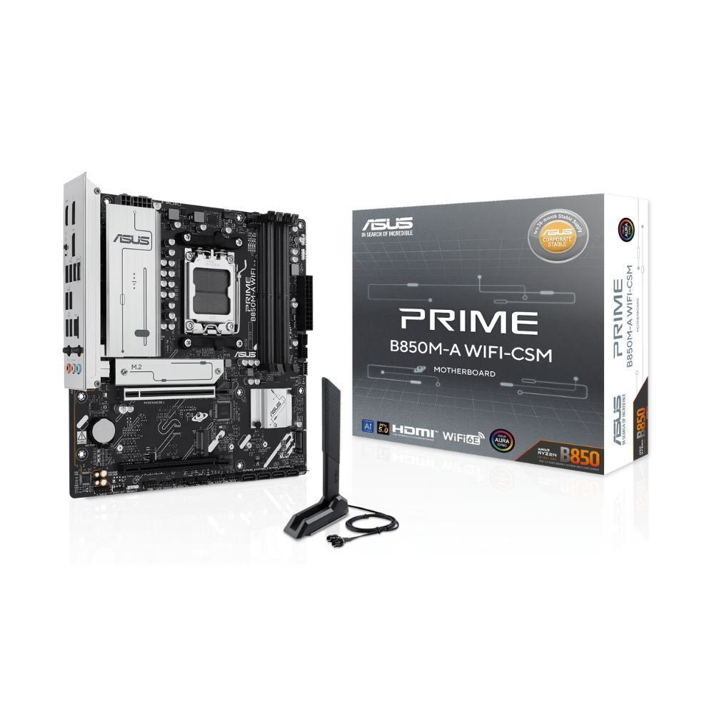 ASUS PRIME B850M-A WIFI-CSM – Entry-Level AM5 Motherboard