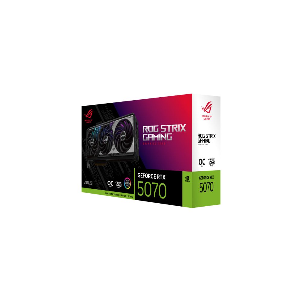 ASUS ROG Strix RTX 5070 OC – 1440p Gaming Graphics Card