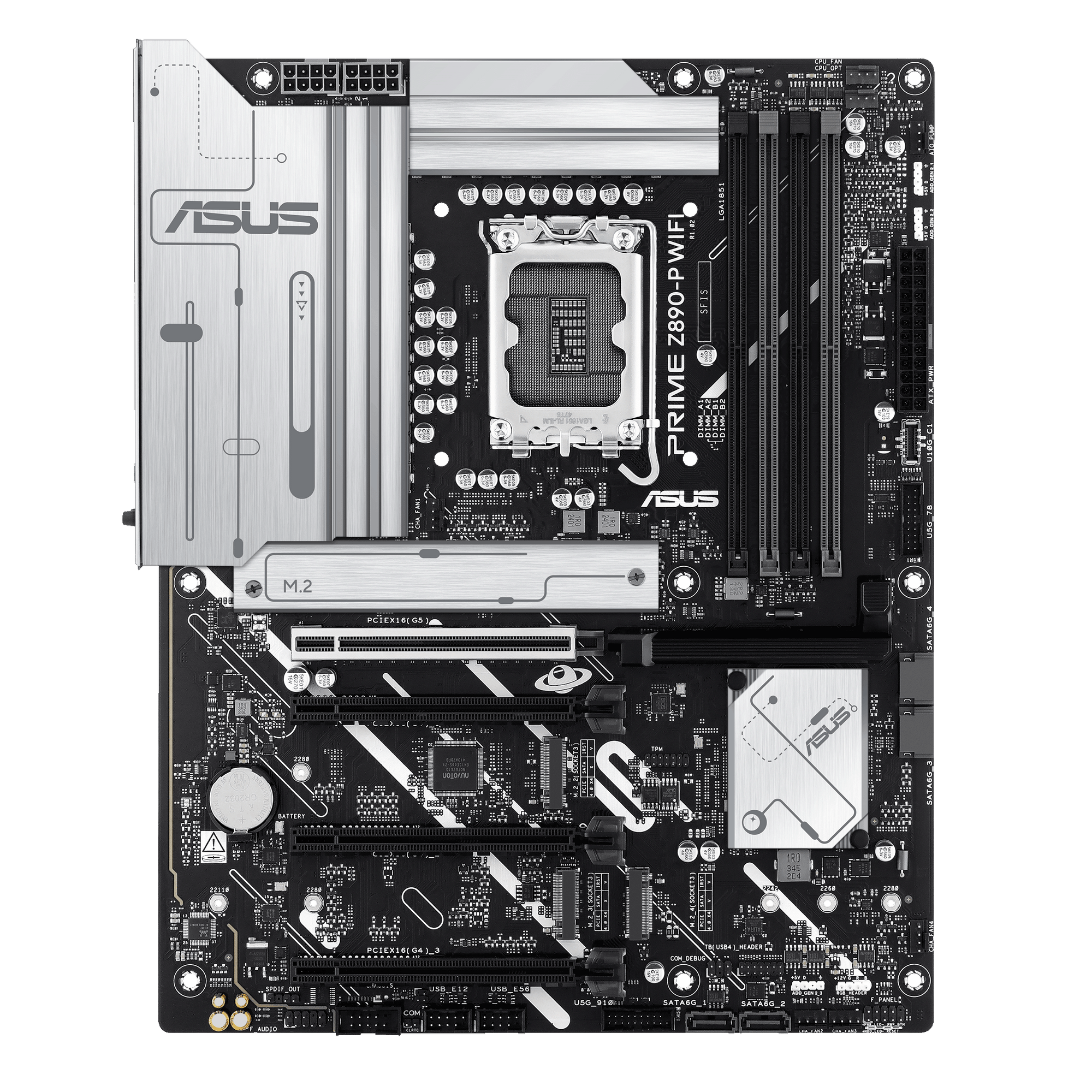 ASUS PRIME Z890-P WIFI-CSM motherboard with Intel LGA1851 socket for Core Ultra processors