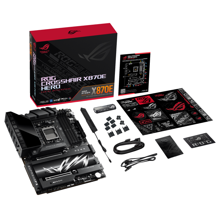 ASUS ROG CROSSHAIR X870E HERO Motherboard - Mansa Computers