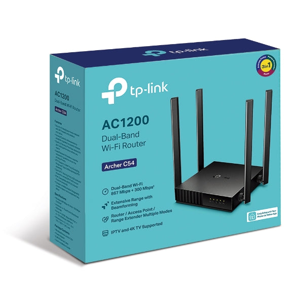 TP-Link Archer C54 AC1200 Dual Band Wi-Fi Router - Mansa Computers