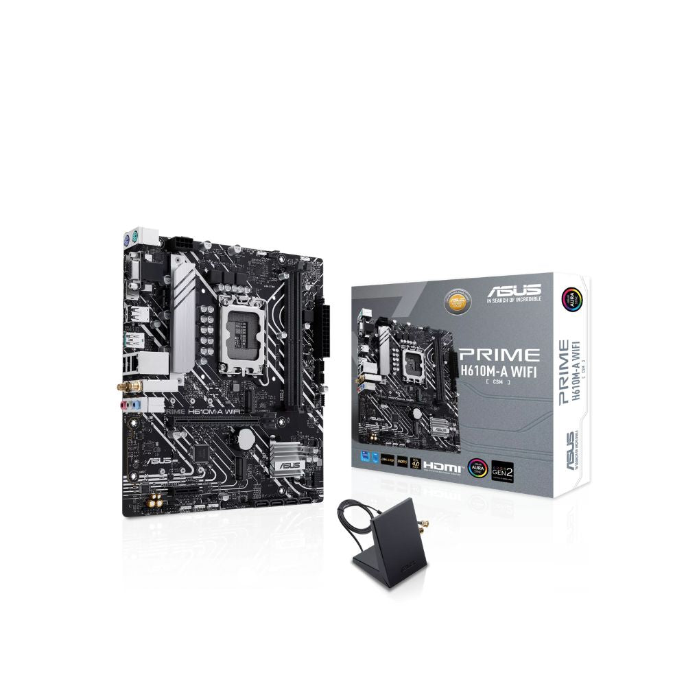 ASUS PRIME H610M-A WIFI – Intel Motherboard with Built-In WiFi