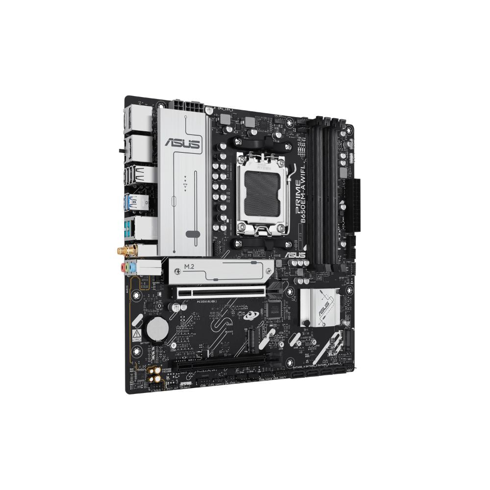 ASUS PRIME B650EM-A WIFI Motherboard – Reliable AM5 micro ATX
