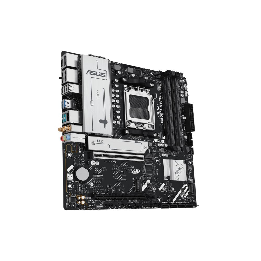 ASUS PRIME B650EM-A WIFI Motherboard – Reliable AM5 micro ATX