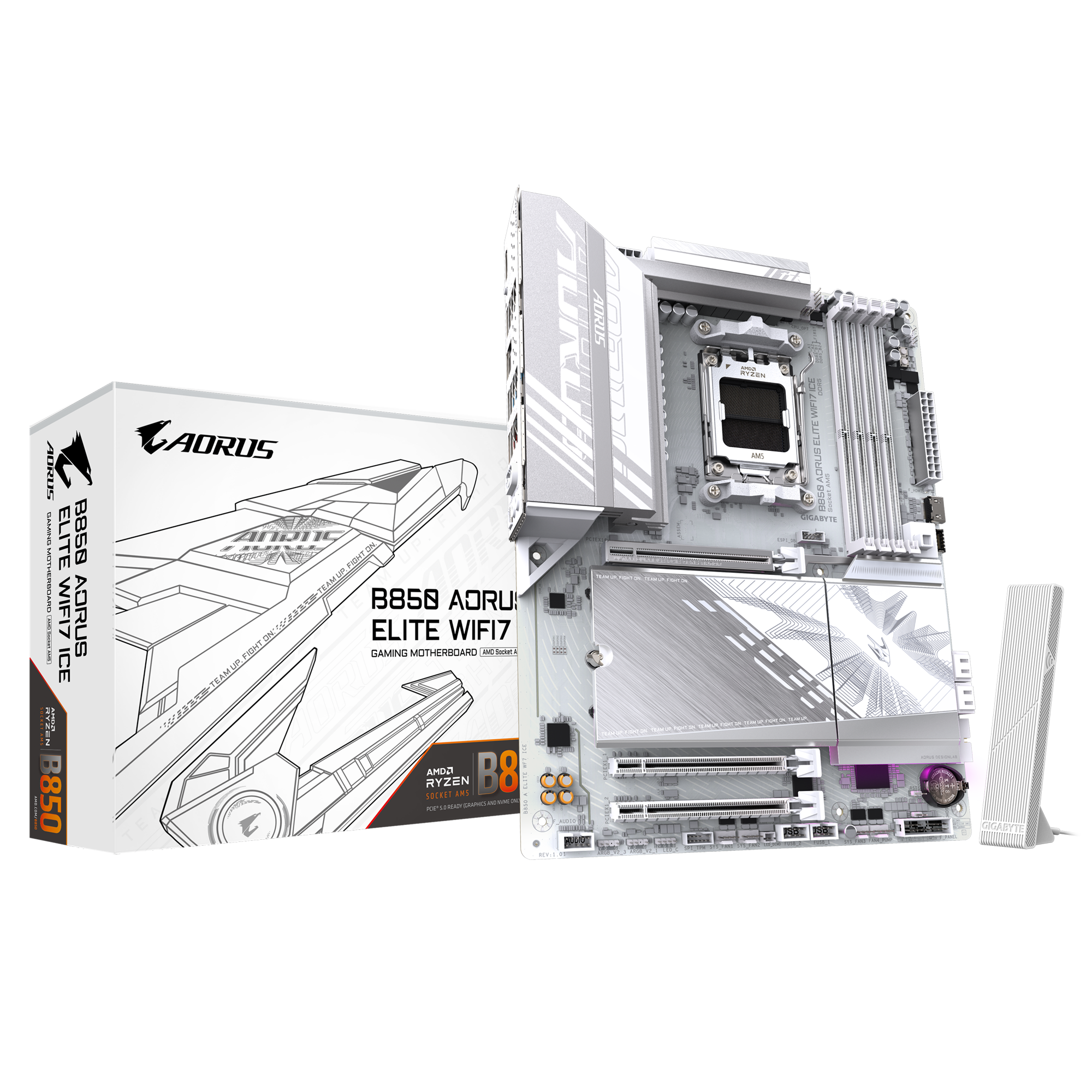 Gigabyte B850 A ELITE WIFI 7 ICE Motherboard