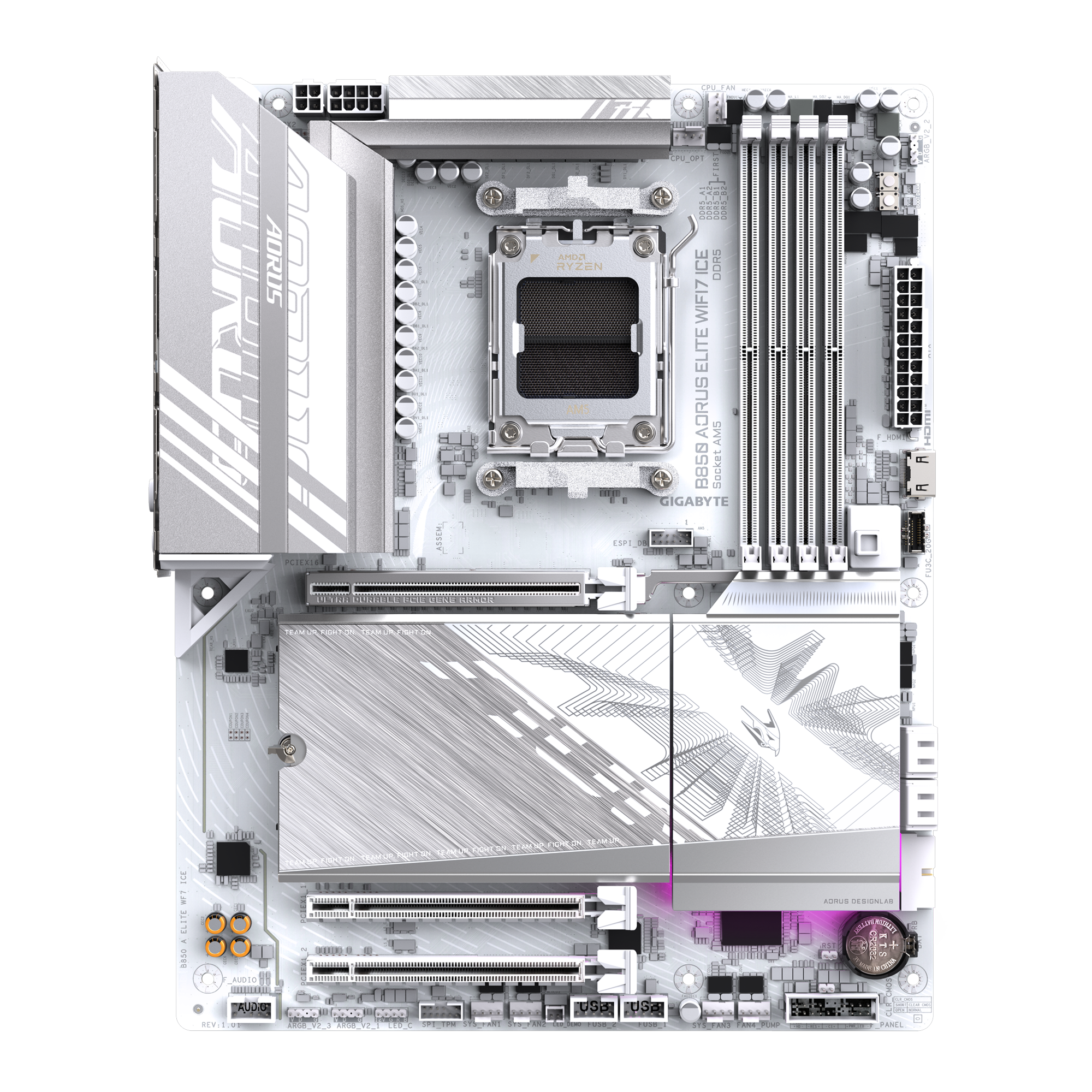 Gigabyte B850 A ELITE WIFI 7 ICE Motherboard - Mansa Computers
