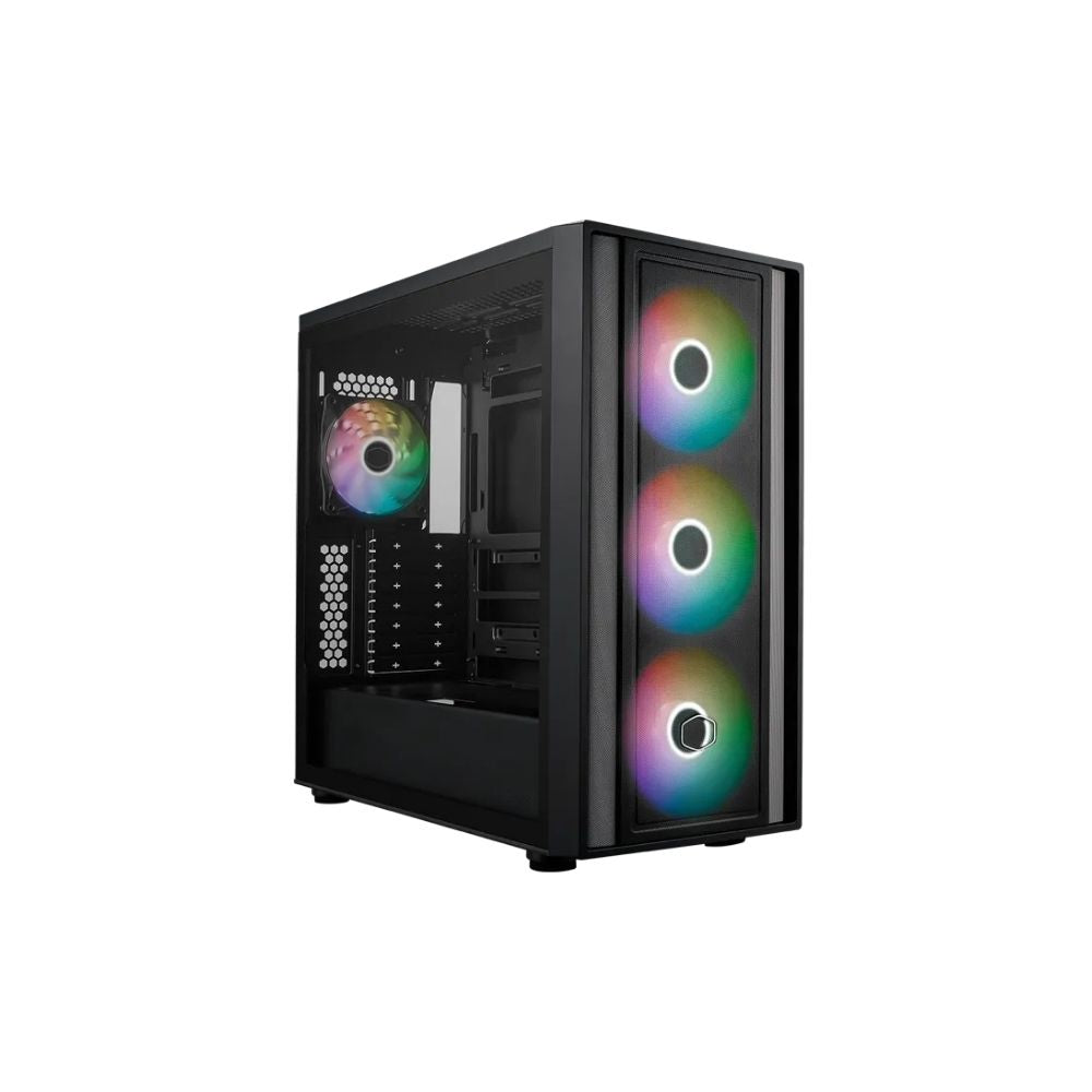 Cooler Master MasterBox 600 – Mid-Tower Case with Pre-Installed ARGB Fans
