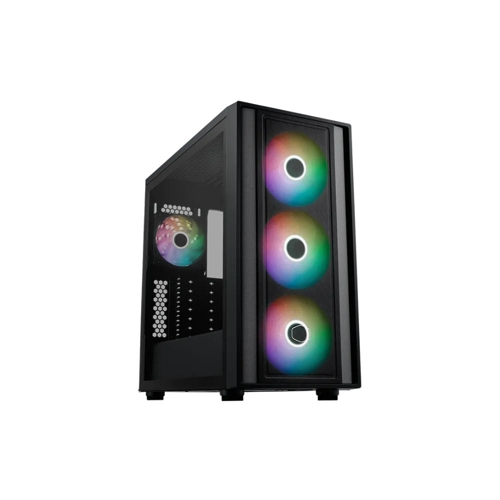 Cooler Master MasterBox 600 – Mid-Tower Case with Pre-Installed ARGB Fans