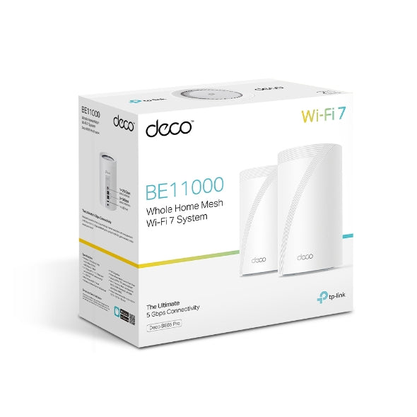 TP-Link Deco BE65 Pro BE11000 Whole Home Mesh WiFi 7 System (2-pack) - Mansa Computers