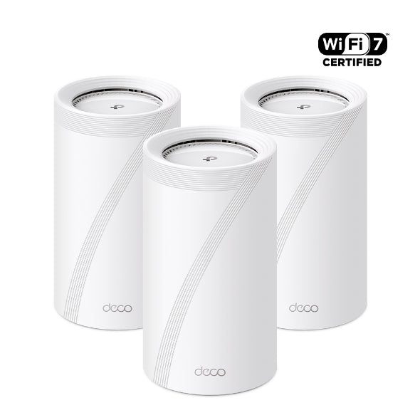 TP-Link Deco BE85 BE22000 Tri-Band Whole Home Mesh WiFi 7 System (3-pack) - Mansa Computers