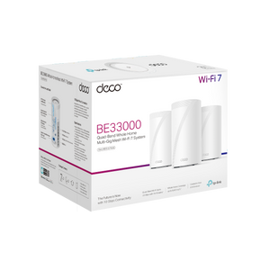 TP-Link Deco BE95 BE33000 Quad-Band Whole Home Mesh WiFi 7 System (3-pack)