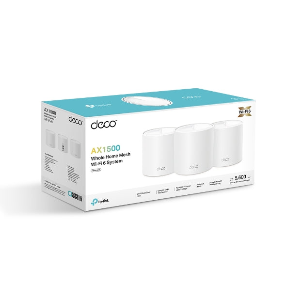 TP-Link Deco X10 AX1500 Whole Home Mesh Wi-Fi 6 System (3-pack) - Mansa Computers
