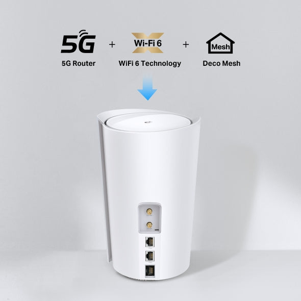 TP-Link Deco X50-5G 5G AX3000 Whole Home Mesh WiFi 6 Gateway (1-pack) - Mansa Computers