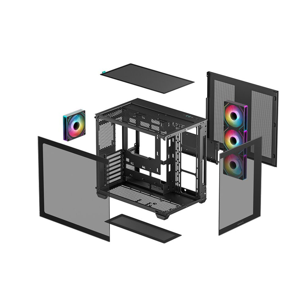 DeepCool CG530 4F Case – 4 ARGB Fans Included