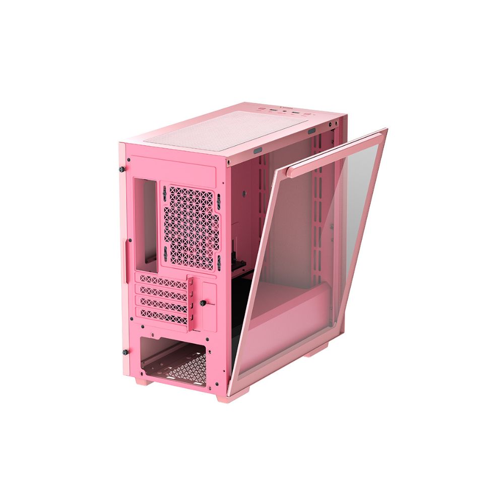 DeepCool Macube 110 Pink – Aesthetic Micro-ATX Gaming Case