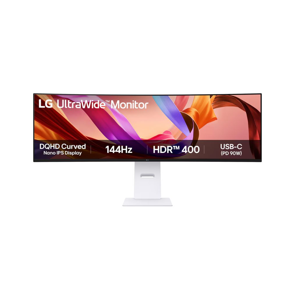 LG 49U950A-W 49” UltraWide 144Hz Curved Productivity Monitor - Mansa Computers