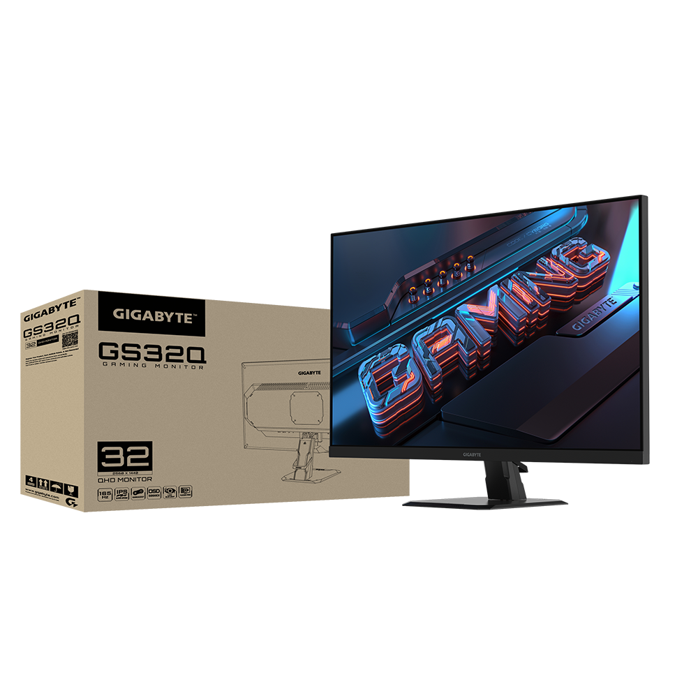 Gigabyte 32" GS32Q-EK 1440p QHD 165Hz IPS Monitor