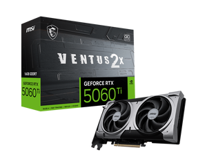 MSI GeForce RTX 5060 Ti 16G VENTUS 2X OC PLUS Graphics Card - Mansa Computers