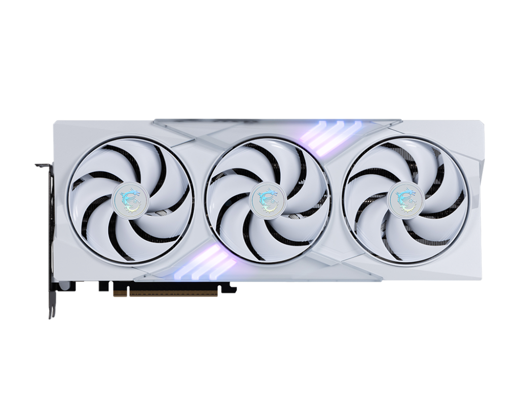 MSI GeForce RTX 5080 16GB Gaming Trio OC White Graphics Card - Mansa Computers