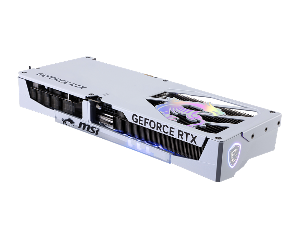 MSI GeForce RTX 5080 16GB Gaming Trio OC White Graphics Card - Mansa Computers