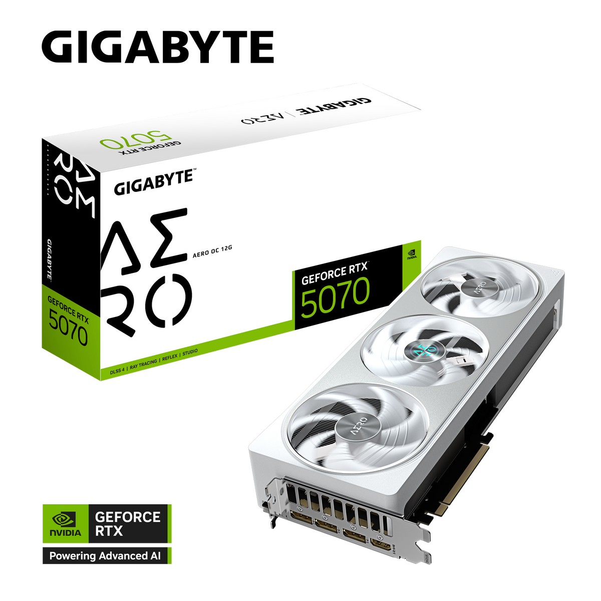 GIGABYTE RTX 5070 AERO OC 12G - Mansa Computers