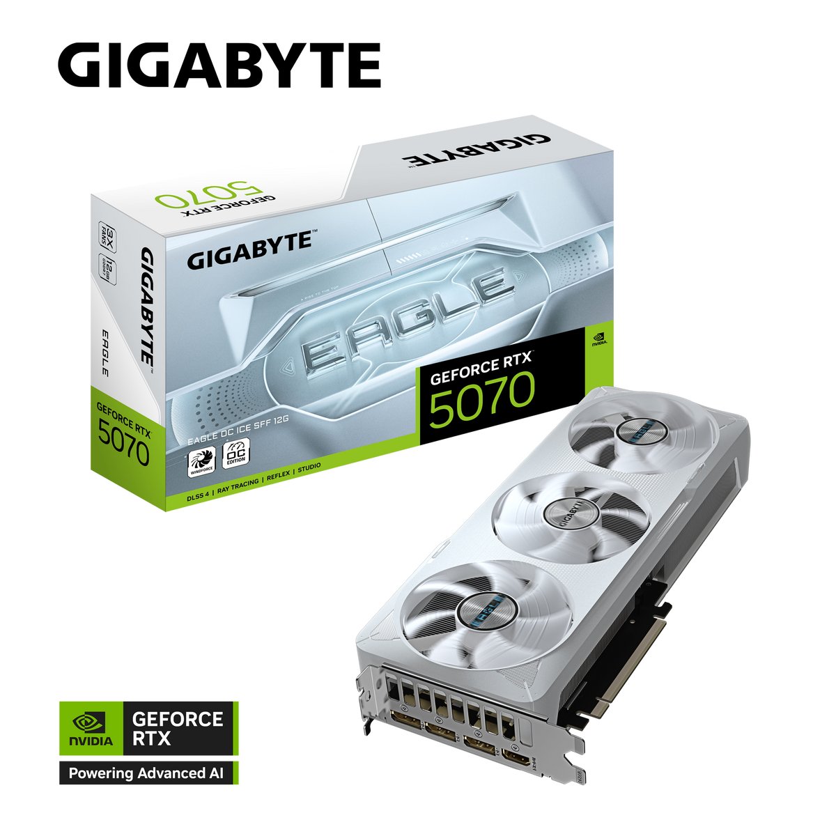GIGABYTE RTX 5070 EAGLE OC ICE SFF 12G - Mansa Computers