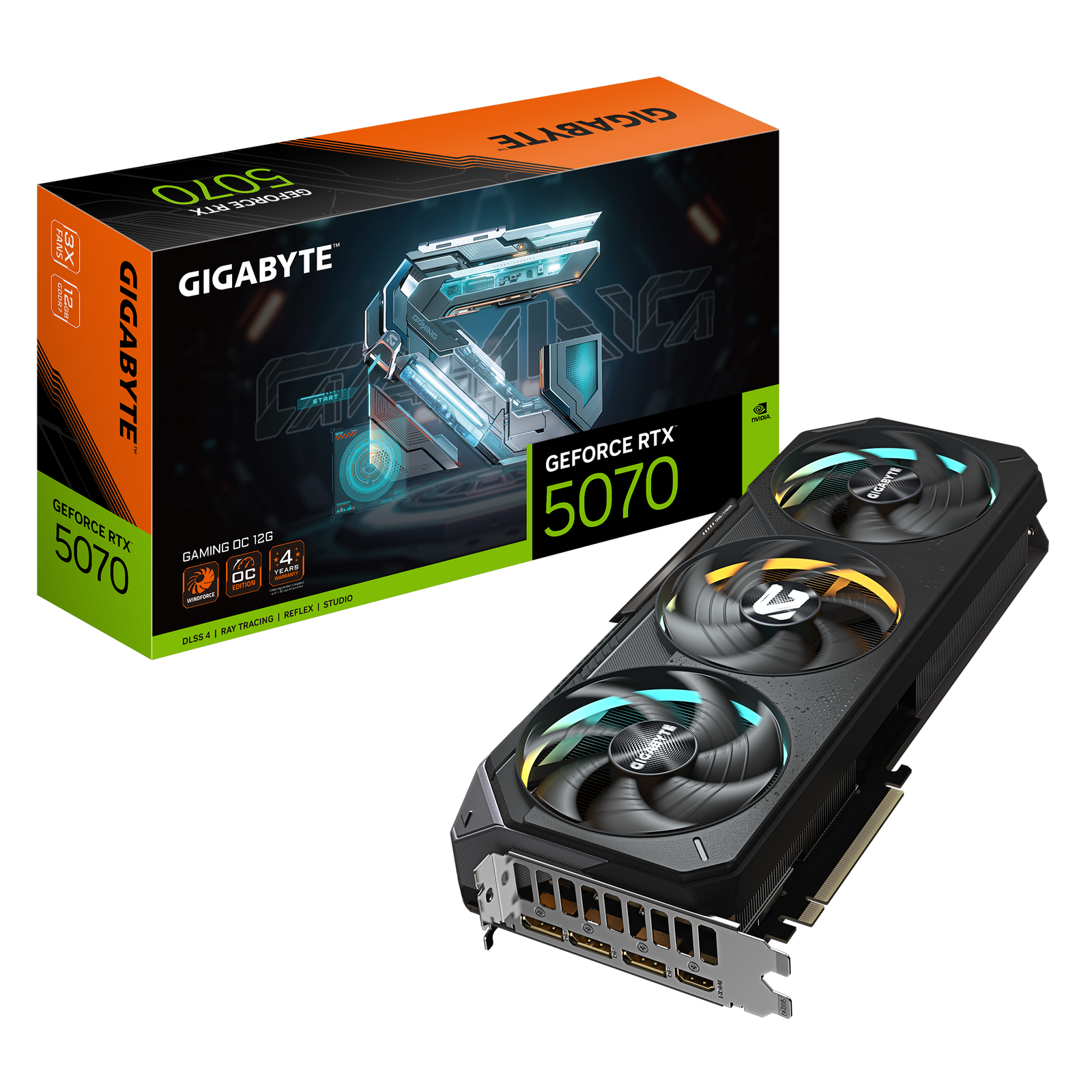 GIGABYTE RTX 5070 GAMING OC 12G - Mansa Computers