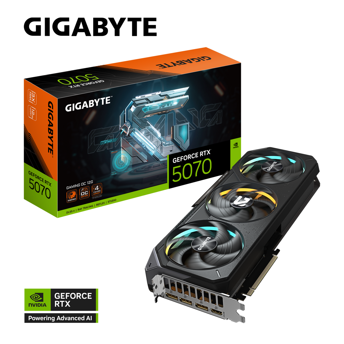 GIGABYTE RTX 5070 GAMING OC 12G - Mansa Computers