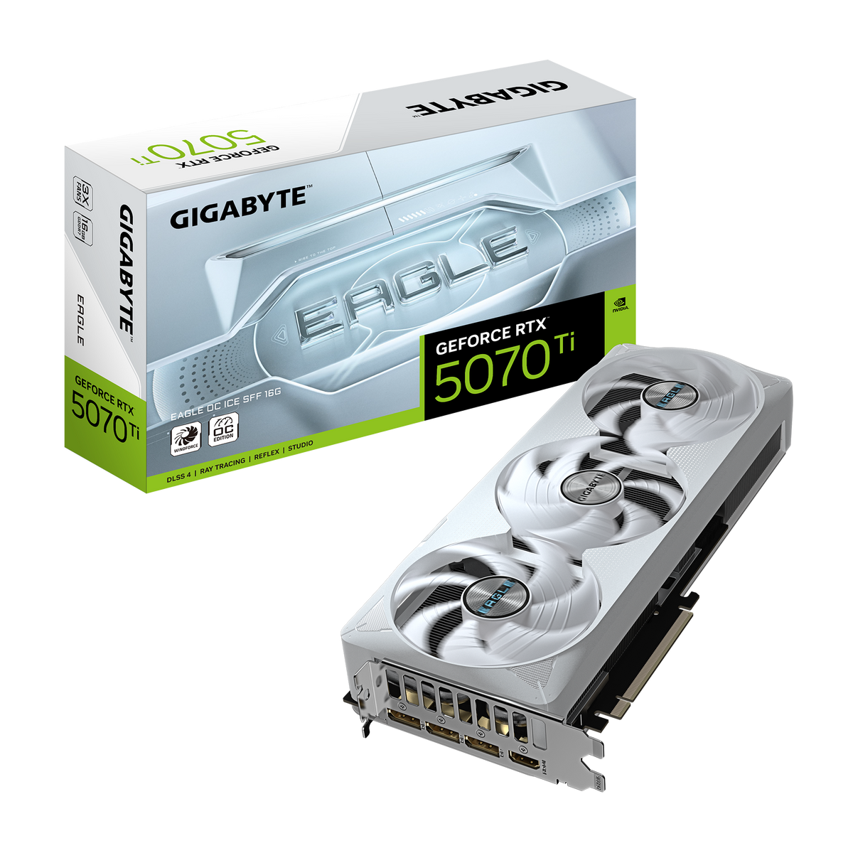GIGABYTE RTX 5070 Ti EAGLE OC ICE SFF 16G - Mansa Computers