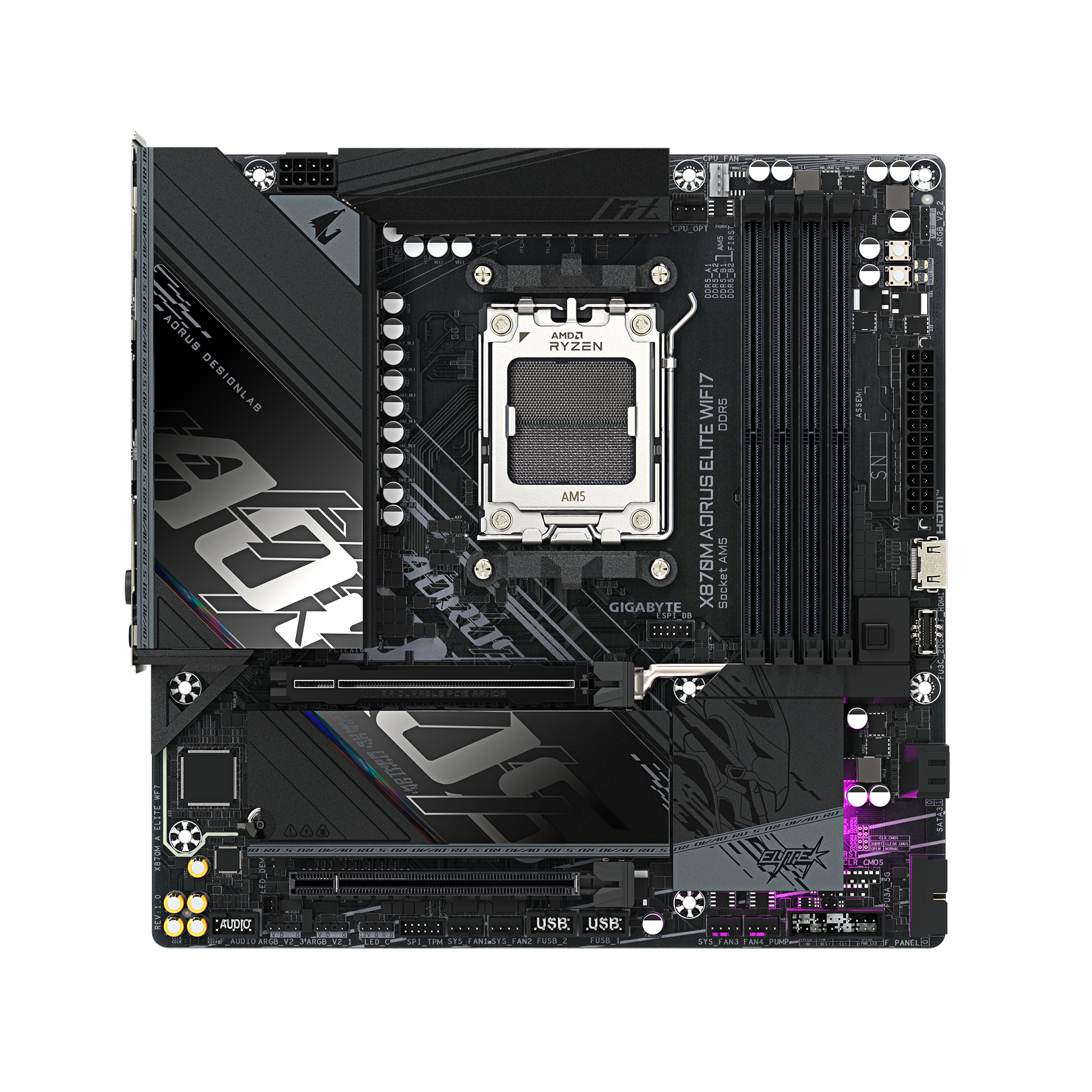 Gigabyte X870M A ELITE WIFI7 – Compact X870 Motherboard