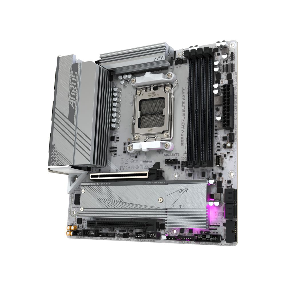 Gigabyte B650M Aorus Elite AX ICE Motherboard