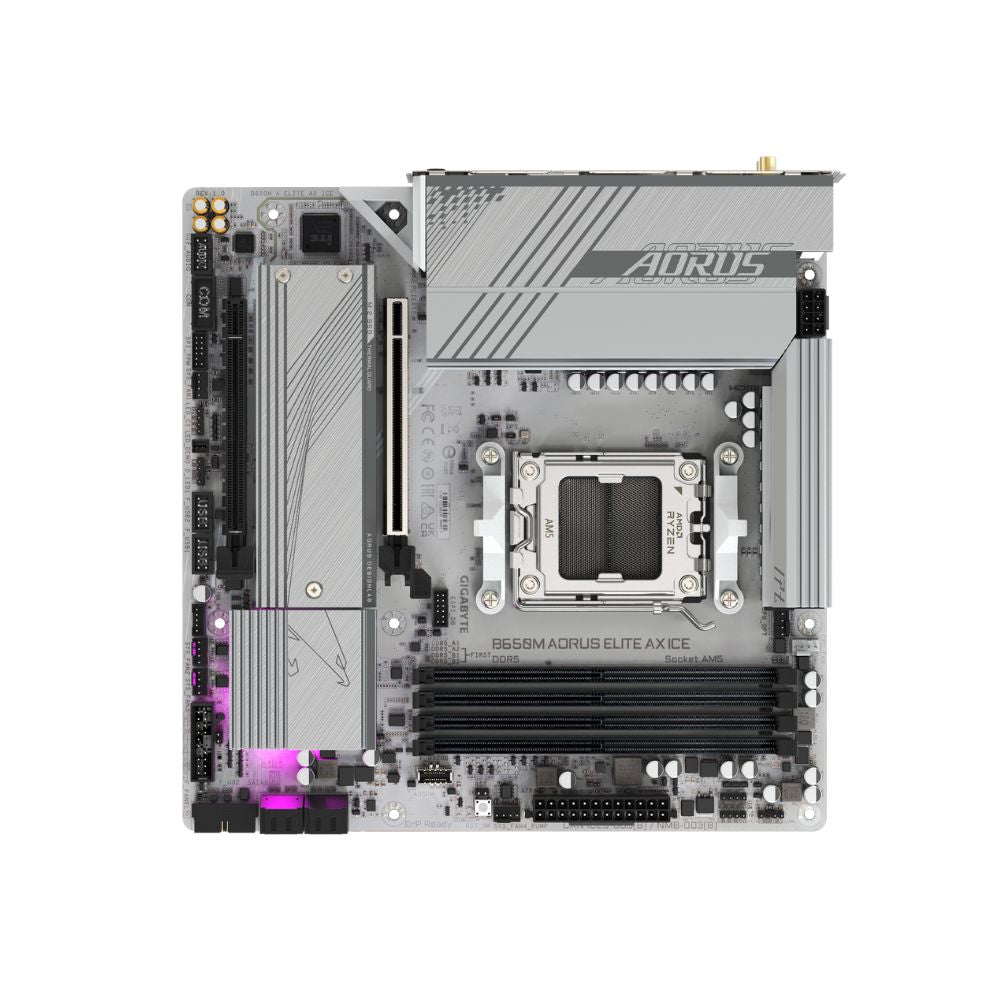 Gigabyte B650M Aorus Elite AX ICE Motherboard