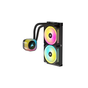 CORSAIR iCUE LINK H100i RGB Liquid CPU Cooler - QX120 RGB Fans - 240mm Radiator