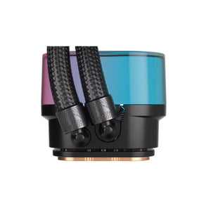 CORSAIR iCUE LINK H100i RGB Liquid CPU Cooler - QX120 RGB Fans - 240mm Radiator