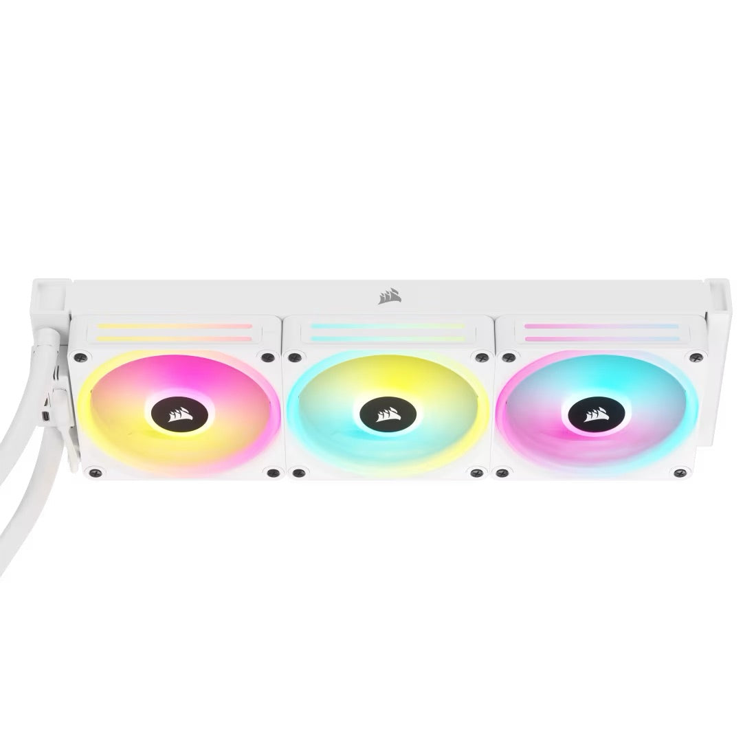 CORSAIR iCUE LINK H150i RGB White Liquid CPU Cooler - QX120 RGB Fans - 360mm Radiator - Mansa Computers