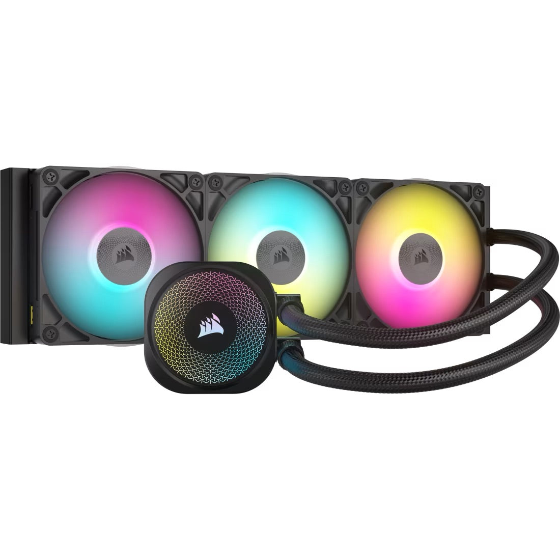 CORSAIR iCUE LINK TITAN 360 RX RGB Liquid CPU Cooler with RX120 RGB fans - Mansa Computers