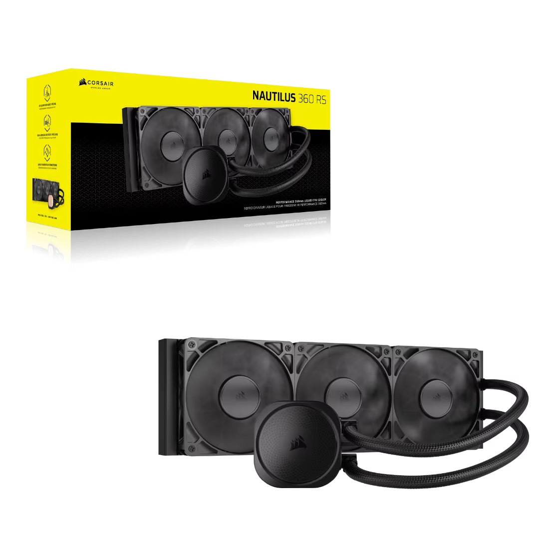 CORSAIR NAUTILUS 360 RS Liquid CPU Cooler - Mansa Computers