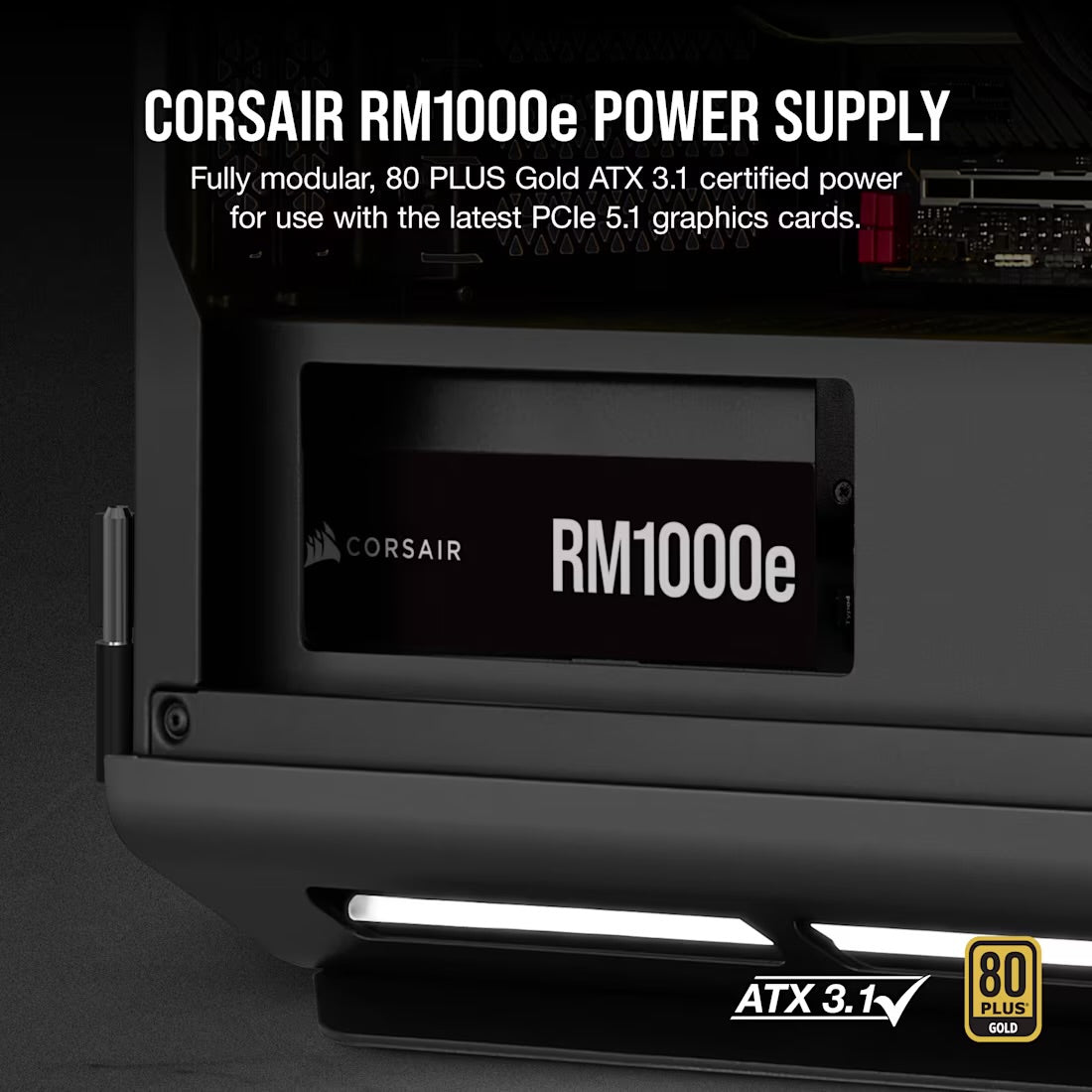 Corsair RM1000e 80 PLUS Gold 1000W ATX Power Supply - Mansa Computers