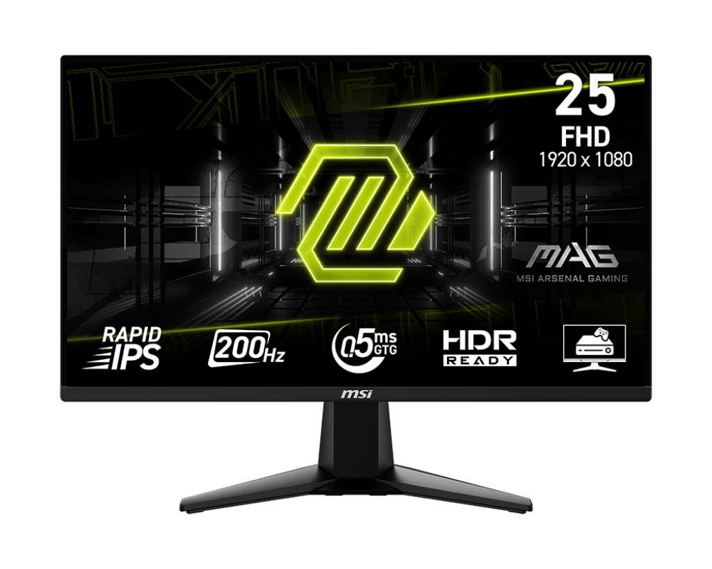 MSI 25" MAG 255F E20 Rapid IPS Gaming Monitor - Mansa Computers