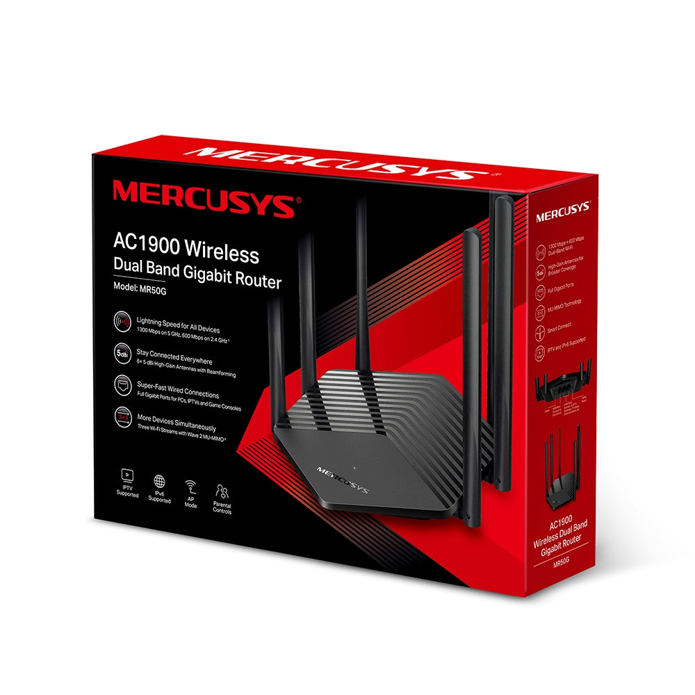 Mercusys MR50G AC1900 Wireless Dual Band Gigabit Router - Mansa Computers