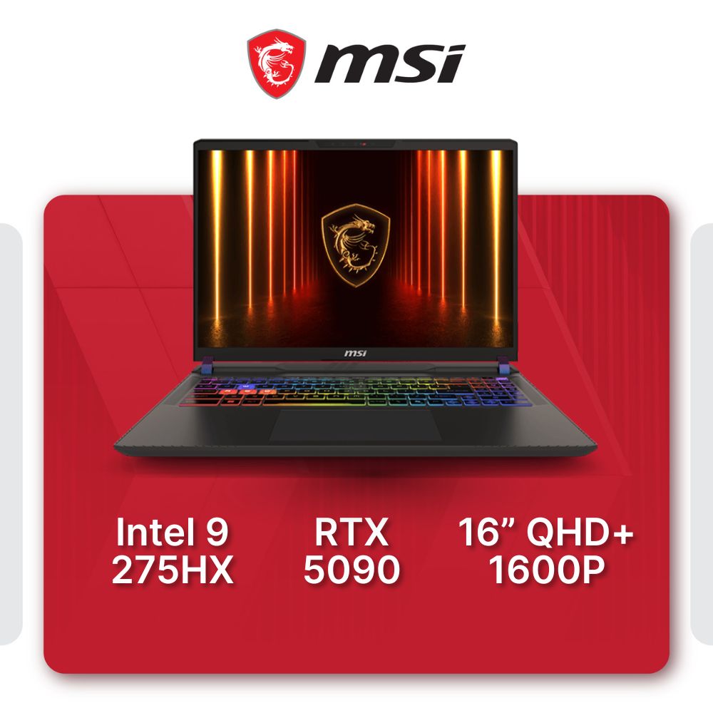 MSI Vector 16 HX – RTX 5090 Flagship Gaming Laptop