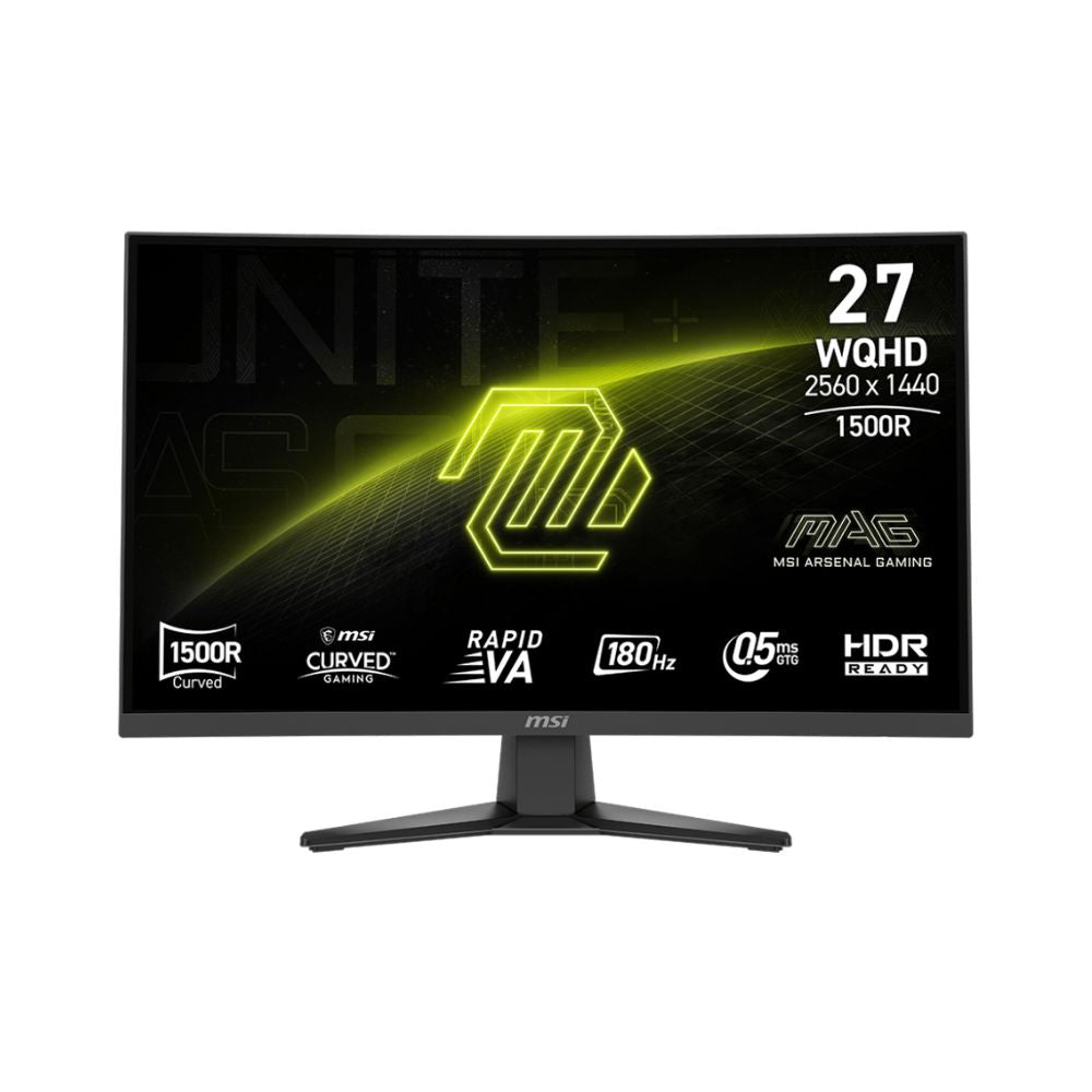 MSI MAG 275CQF E18 – 1440p 180Hz Curved VA Gaming Monitor
