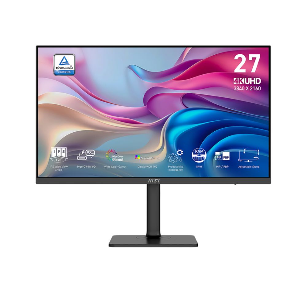 MSI Modern MD272UPHG – 27" 4K IPS USB-C Productivity Monitor