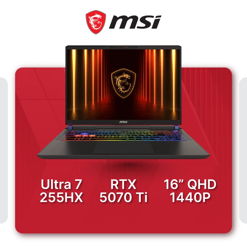 MSI Vector 16 HX AI A2XWHG Productivity Laptop - Mansa Computers