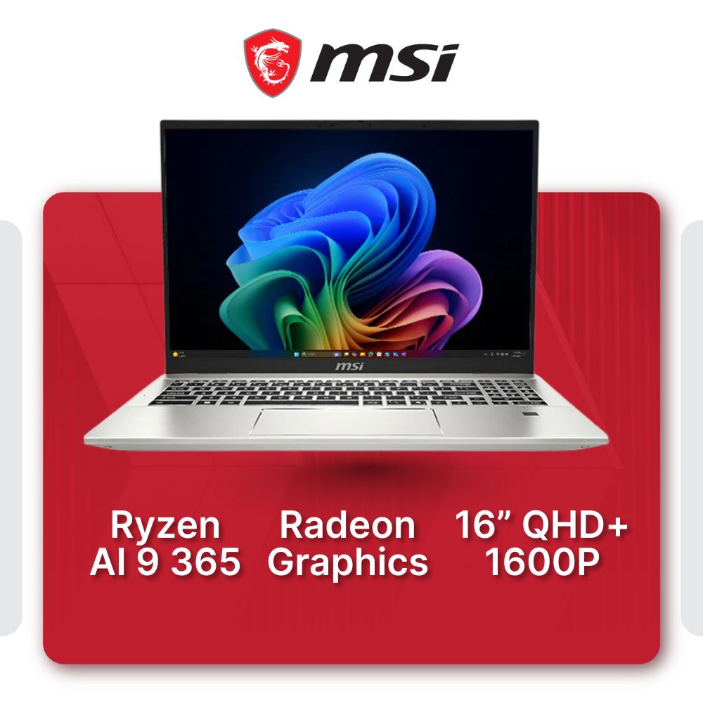 MSI Prestige A16 AI+ A3HMG Productivity Laptop - Mansa Computers