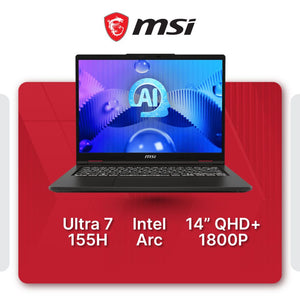 MSI Venture 14 AI A1MG Productivity Laptop