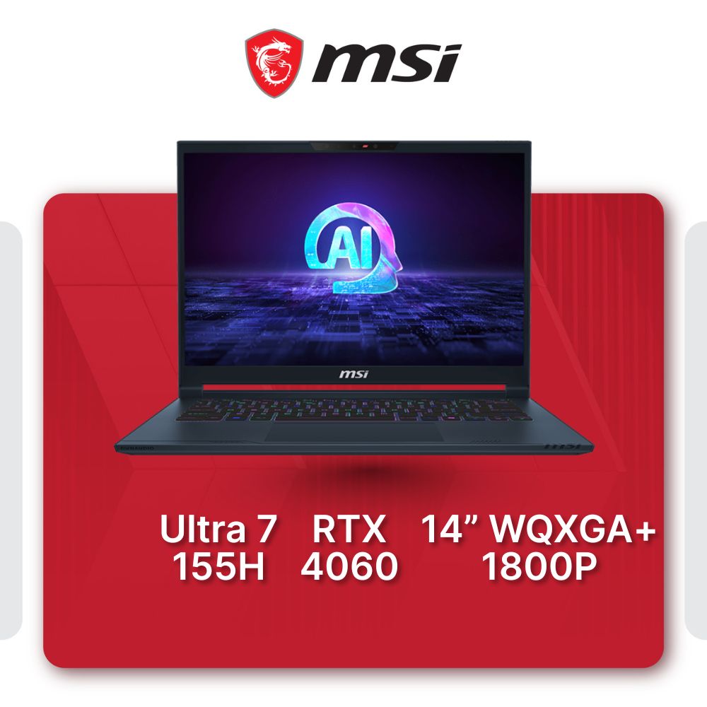 MSI Stealth 14 AI Studio A1VFG Productivity Laptop