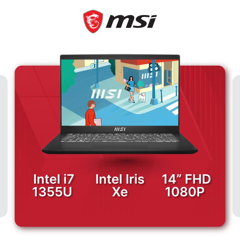 MSI Modern 14 C13M Productivity Laptop - Mansa Computers
