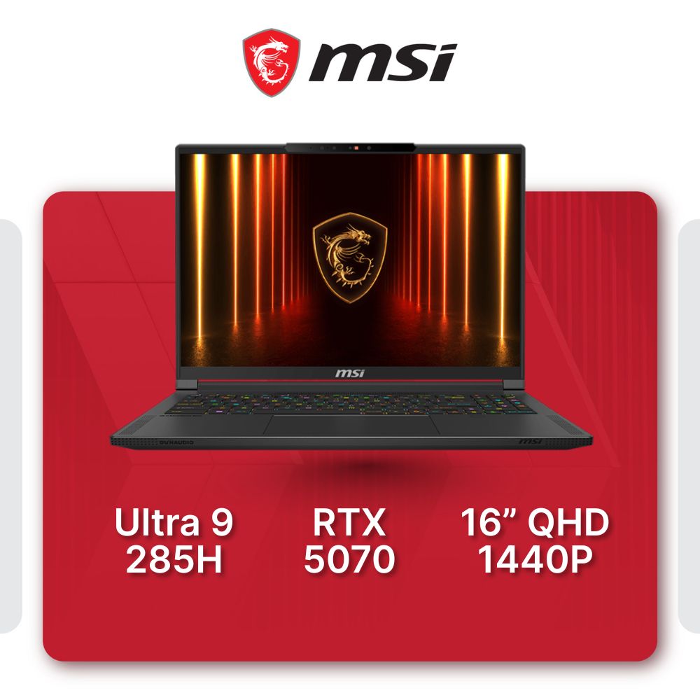 MSI Stealth 16 AI A2HWGG Gaming Laptop - Mansa Computers