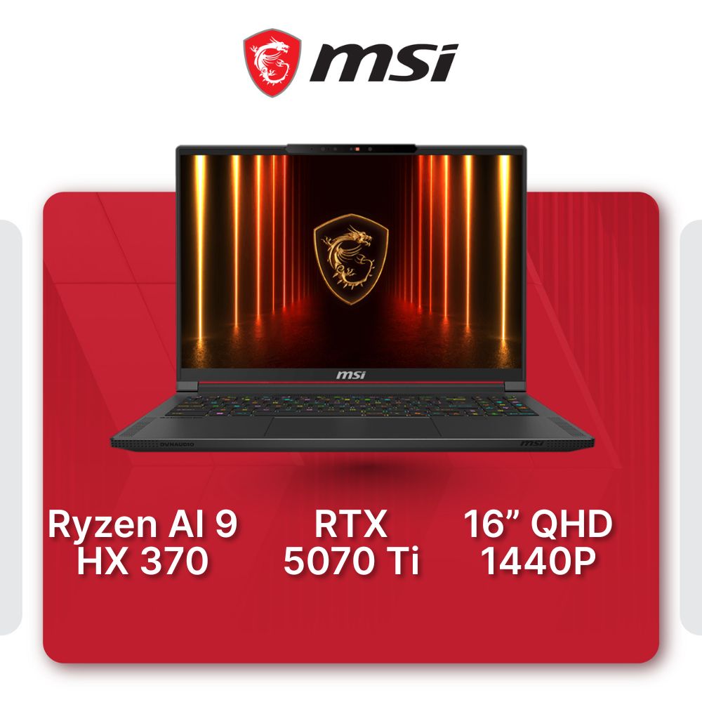 MSI Stealth A16 AI+ A3XWHG Gaming Laptop - Mansa Computers